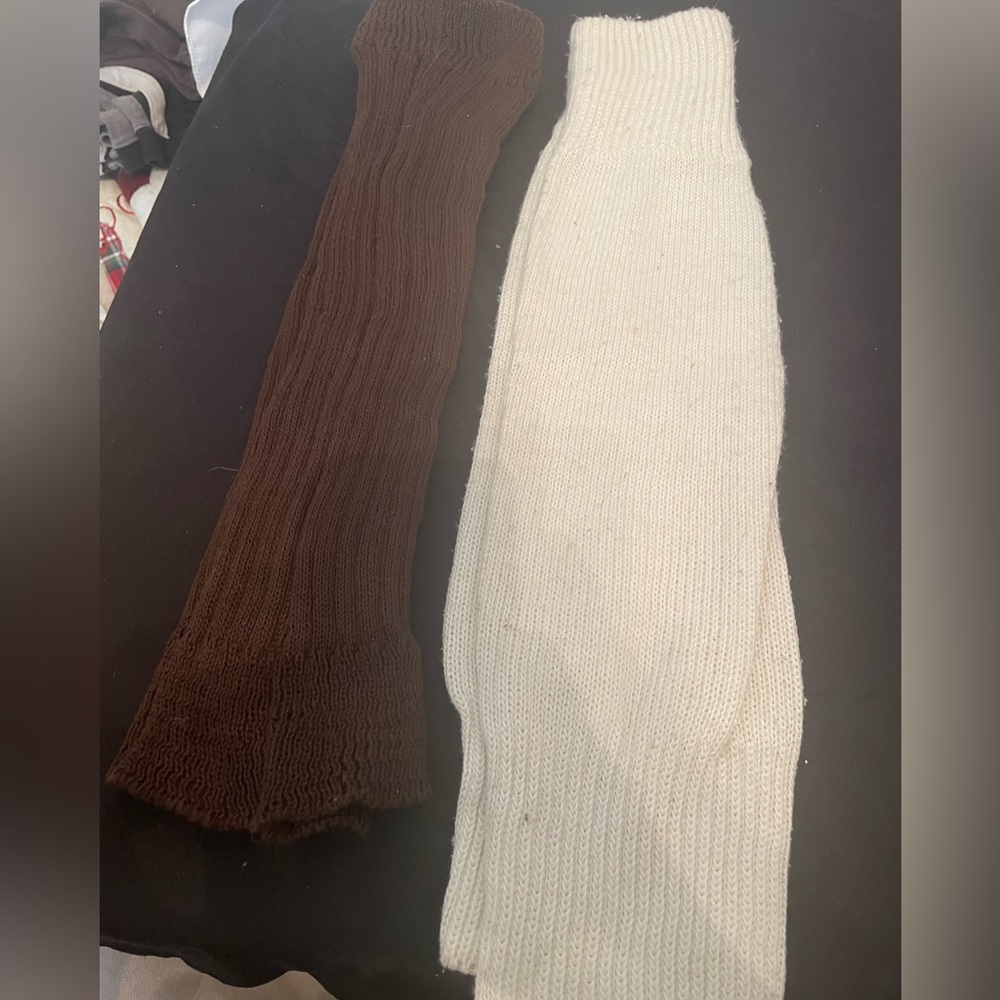 Solid Color Leg Warmers Set Of 2 Pair - image 1